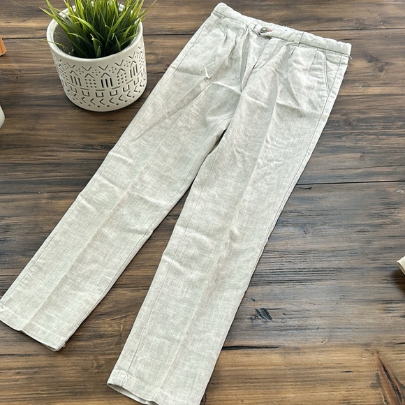 Zara Tapered Linen Pants for kids - Picture 3 of 4